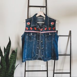 Embroidered Vintage Vest